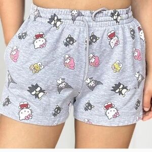 Hello Kitty And Friend By Sanrio Hybrid Apparel Shorts Women Sz XS Logo Lounge